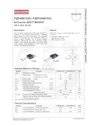 FQPF45N15V2 Datasheet Page 2