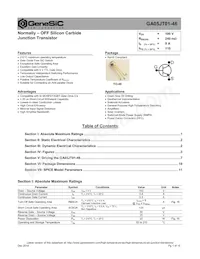 GA05JT01-46 Datasheet Cover