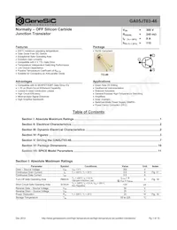 GA05JT03-46 Datasheet Cover
