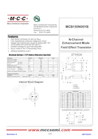 MCB150N06YB-TP Datasheet Cover