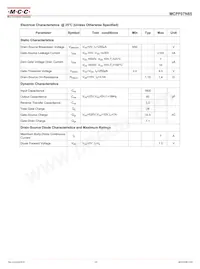 MCPF07N65-BP Datasheet Page 2