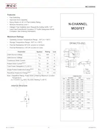 MCU06N40-TP Datasheet Cover