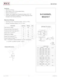 MCU07N65-TP Datasheet Cover