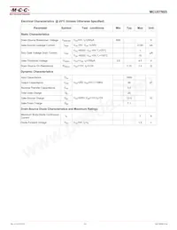 MCU07N65-TP Datasheet Pagina 2