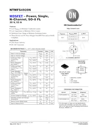NTMFS4939NT3G Datasheet Cover
