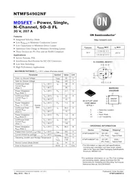 NTMFS4982NFT3G Datasheet Cover
