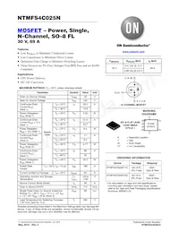 NTMFS4C025NT3G Datasheet Cover