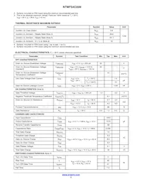 NTMFS4C05NT3G Datasheet Page 2