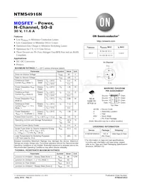 NTMS4916NR2G Datenblatt Cover