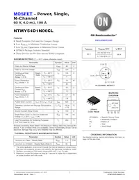 NTMYS4D1N06CLTWG Datasheet Copertura