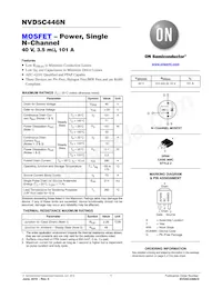 NVD5C446NT4G Datasheet Cover