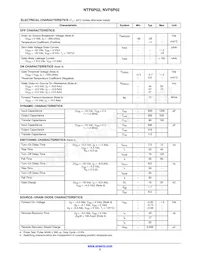 NVF6P02T3G Datasheet Page 2