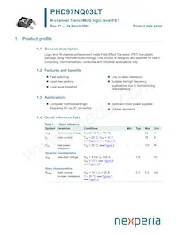 PHD97NQ03LT Datasheet Copertura