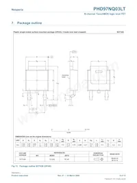 PHD97NQ03LT Datasheet Page 9