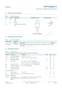 PHP18NQ11T Datenblatt Seite 2