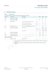 PMCM4401VNEAZ Datasheet Page 3