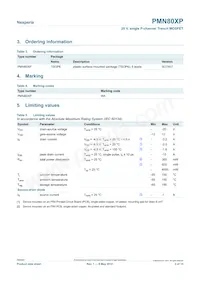 PMN80XP Datasheet Pagina 2