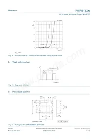 PMPB15XN Datasheet Page 9