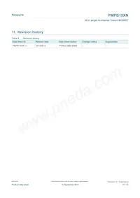 PMPB15XN Datasheet Page 11