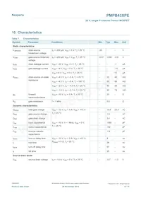 PMPB43XPE 데이터 시트 페이지 6