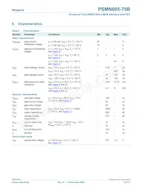 PSMN005-75B Datasheet Page 6
