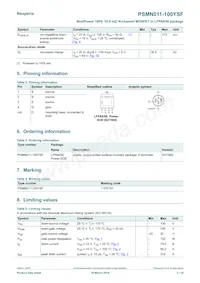 PSMN011-100YSFX Datasheet Pagina 2