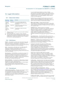 PSMN011-60MSX Datasheet Pagina 11