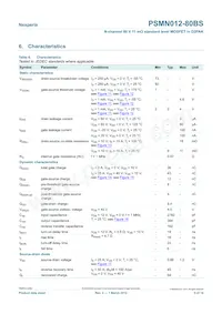 PSMN012-80BS數據表 頁面 5