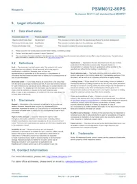 PSMN012-80PS Datasheet Page 12