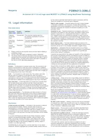 PSMN013-30MLC Datenblatt Seite 12