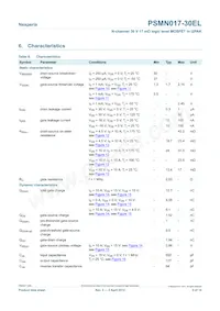 PSMN017-30EL Datasheet Page 5