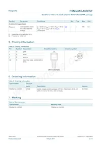 PSMN018-100ESFQ Datenblatt Seite 2