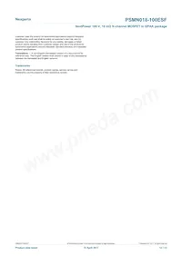 PSMN018-100ESFQ Datasheet Pagina 12