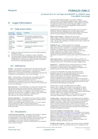 PSMN020-30MLCX Datasheet Page 11
