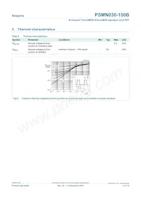 PSMN030-150B Datasheet Page 4