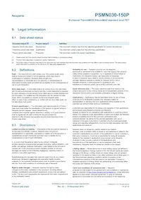 PSMN030-150P Datasheet Pagina 11