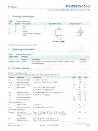 PSMN035-150B Datasheet Page 2