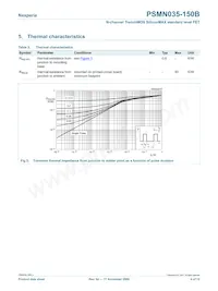 PSMN035-150B Datasheet Page 4