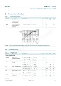 PSMN057-200B數據表 頁面 4
