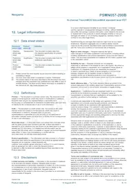 PSMN057-200B Datasheet Page 9