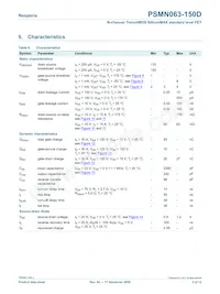 PSMN063-150D Datasheet Page 5