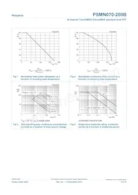 PSMN070-200B Datasheet Pagina 3