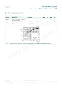PSMN070-200B Datasheet Page 4