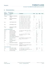 PSMN070-200B Datasheet Page 5