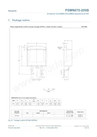 PSMN070-200B Datasheet Page 8