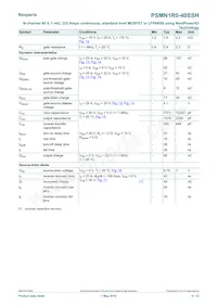 PSMN1R0-40SSHJ數據表 頁面 6