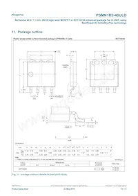 PSMN1R0-40ULDX Datasheet Page 10