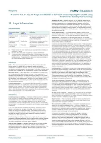 PSMN1R0-40ULDX Datasheet Page 11