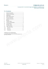PSMN1R2-25YLDX Datasheet Page 14