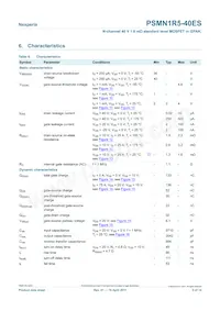 PSMN1R5-40ES Datasheet Page 5